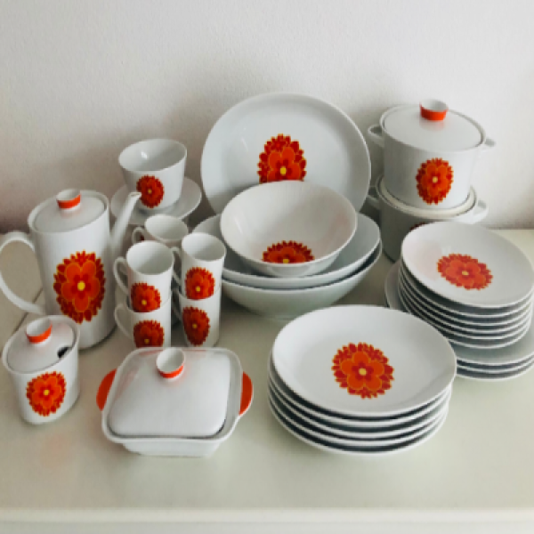 36 delig Winterling servies